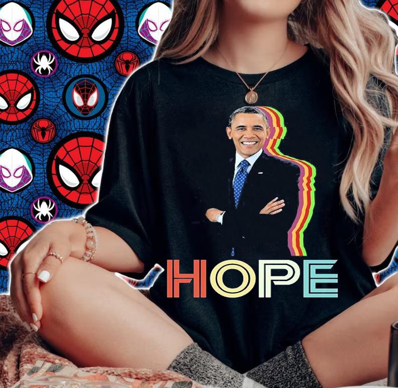 Hope Barack Obama T-Shirt t-shirt woman shirt