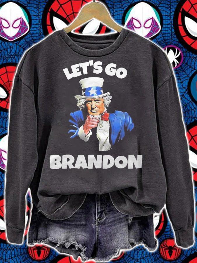 Lets Go Brandon- Anti Liberal Funny Joe Biden Joke Shirt t-shirt sweatshirt