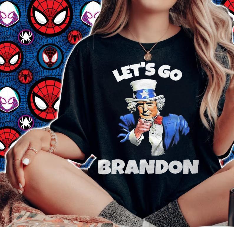 Lets Go Brandon- Anti Liberal Funny Joe Biden Joke Shirt t-shirt woman shirt