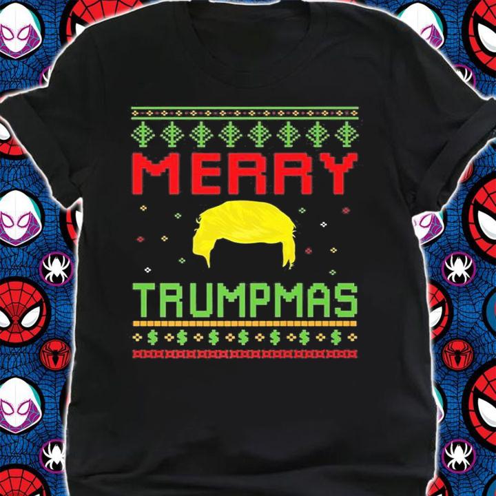Merry Trumpmas Funny Ugly Christmas T-Shirt t-shirt