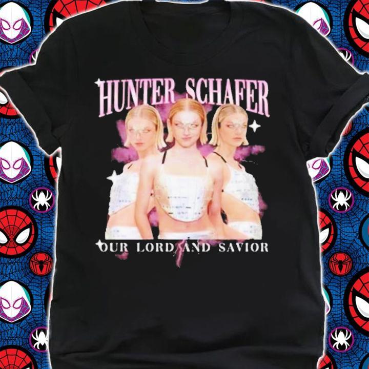 Official Hunter Schafer Our Lord And Savior Shirt t-shirt