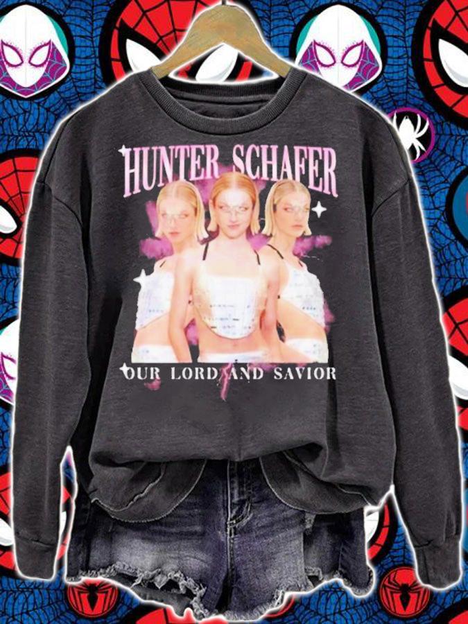 Official Hunter Schafer Our Lord And Savior Shirt t-shirt