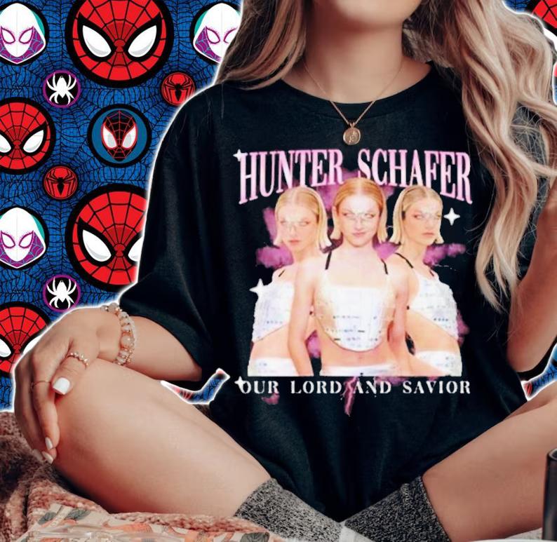 Official Hunter Schafer Our Lord And Savior Shirt t-shirt