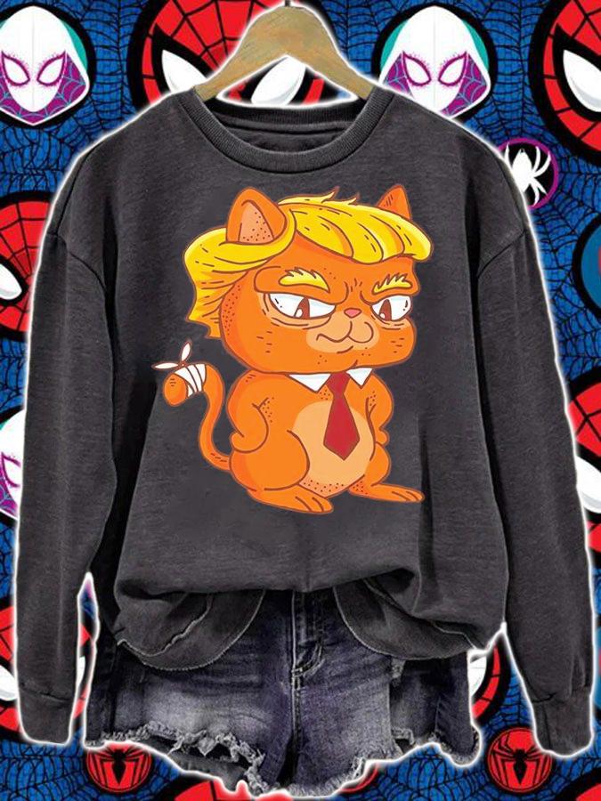 Trump Cat United States Humor Funny T-Shirt t-shirt