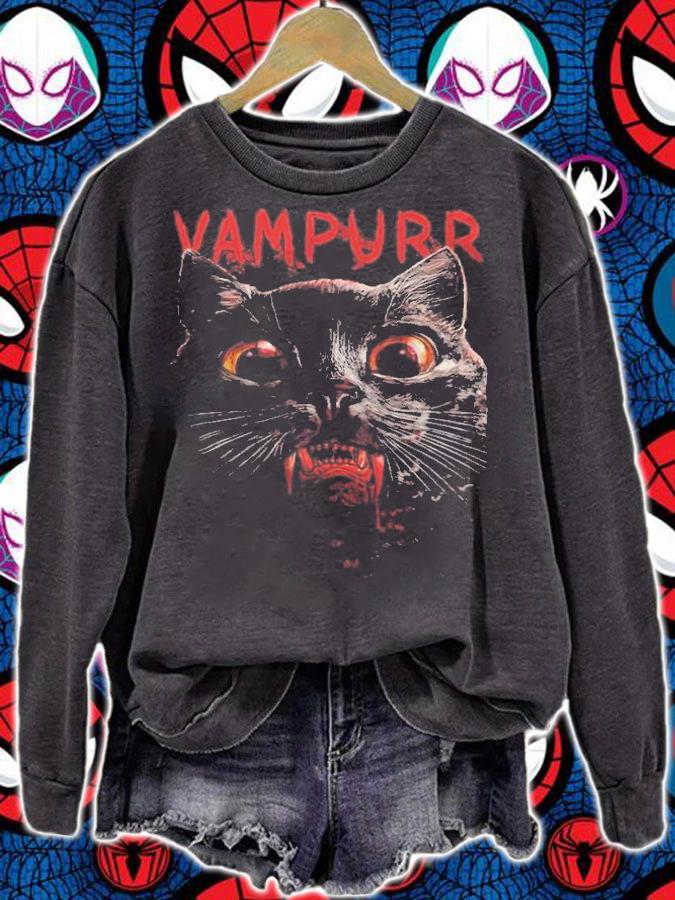 Vampurr Cat Halloween shirt t-shirt