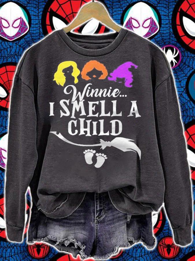 Winnie I Smell A Child Halloween Pregnancy Announcement Mom Shirt t-shirt sweatshirt