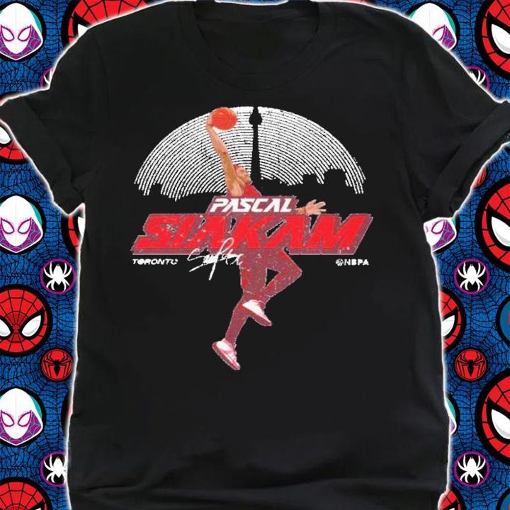Pascal Siakam Toronto Skyline Football Signatures Shirt t-shirt