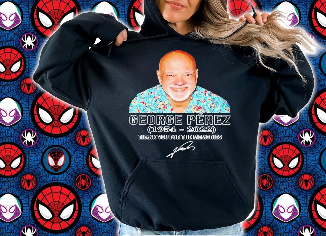 RIP George Prez 1954 2022 signature shirt t-shirt hoodie