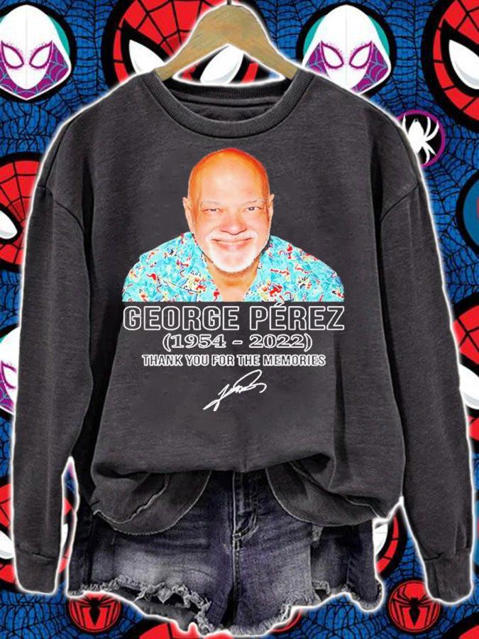 RIP George Prez 1954 2022 signature shirt t-shirt sweatshirt