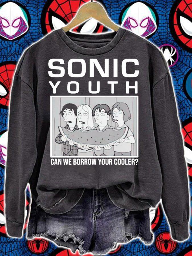 Sonic Youth The Simpsons Watermelon Shirt t-shirt sweatshirt