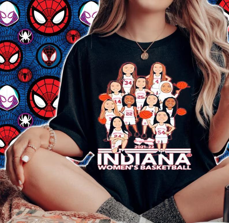 Indiana Womens Basketball Tilly In Bloomington T-Shirt t-shirt woman shirt