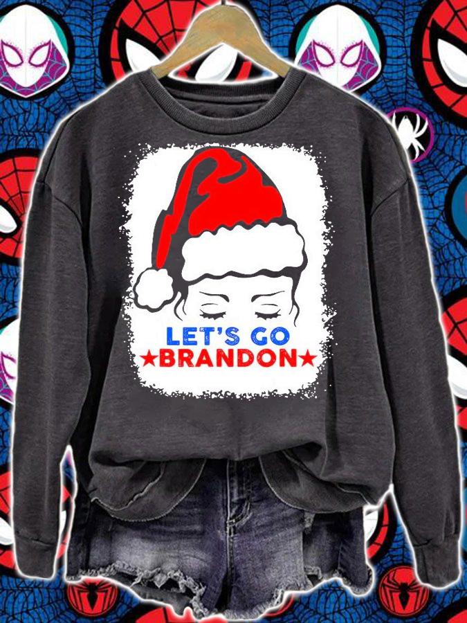 Let's Go Brandon Lets Go Brandon Christmas Santa Claus FJB T-Shirt t-shirt