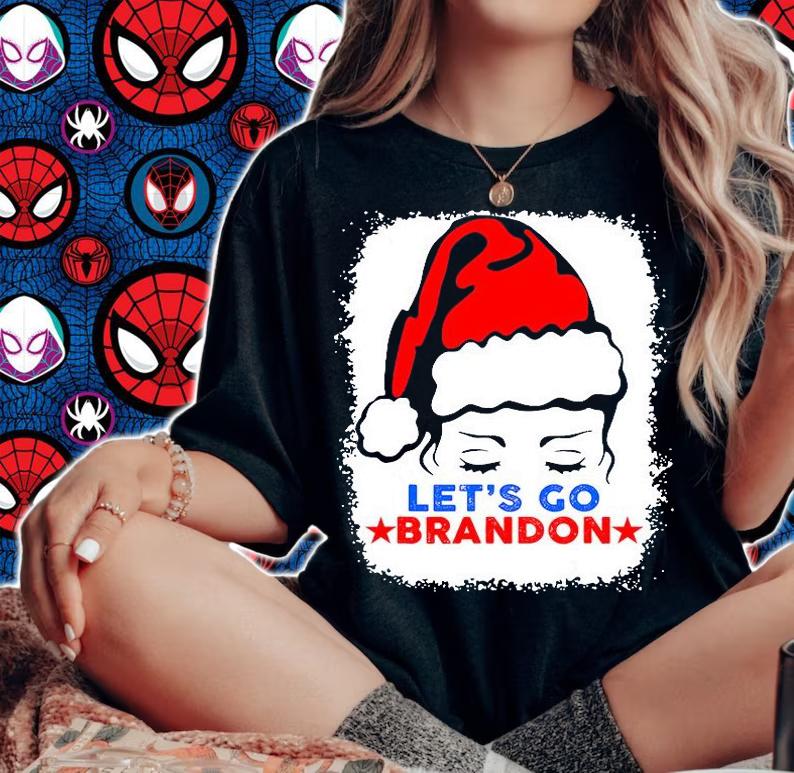 Let's Go Brandon Lets Go Brandon Christmas Santa Claus FJB T-Shirt t-shirt