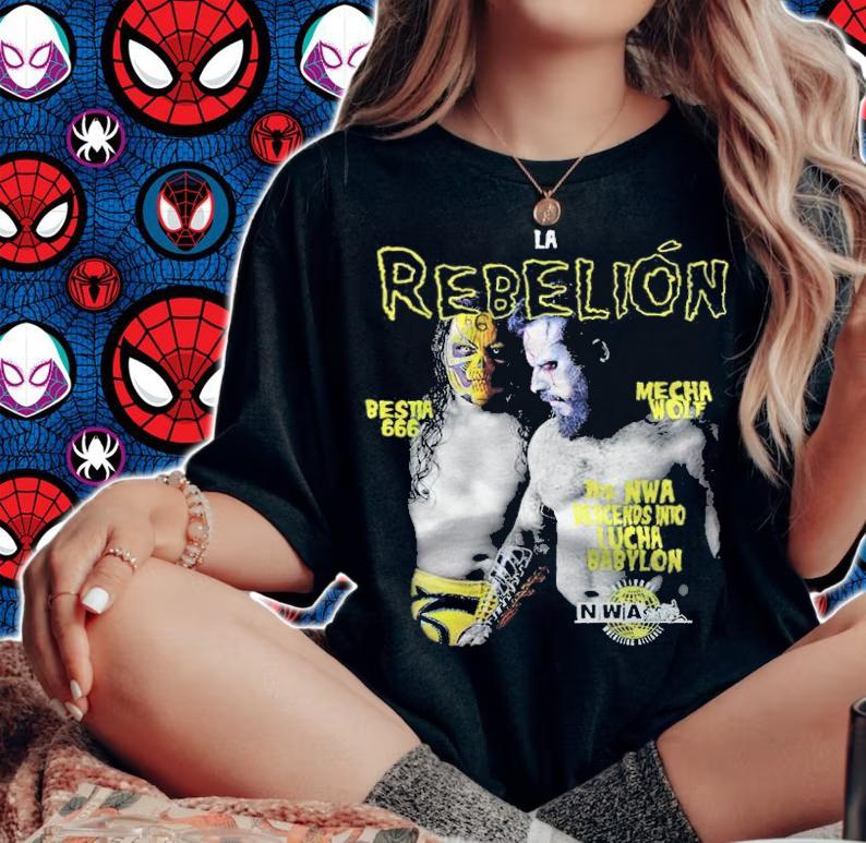 National Wrestling Alliance LA Rebelion Babylon Shirt t-shirt
