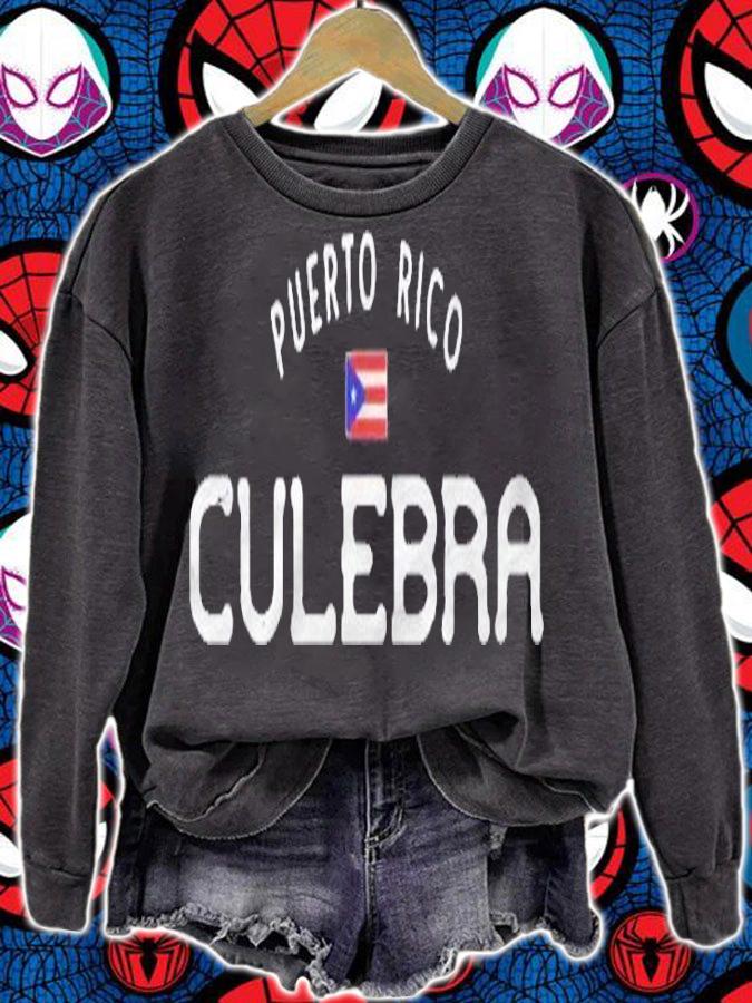 Distressed Culebra Puerto Rico Boricua Puerto Rican Flag Shirt t-shirt