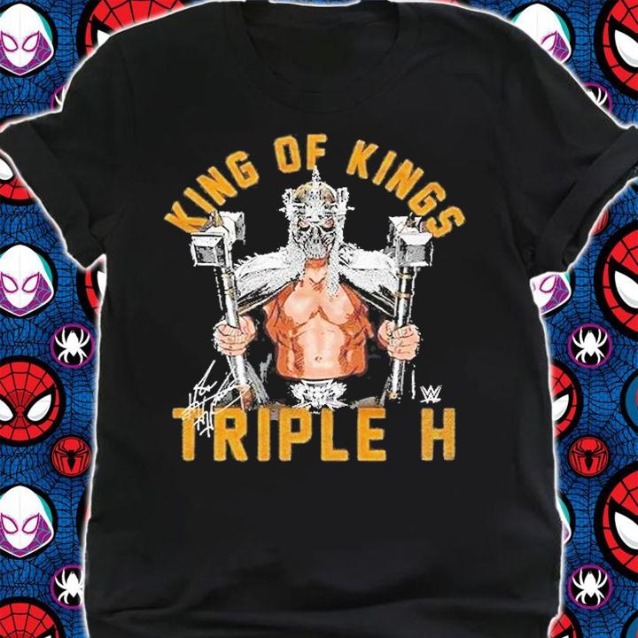 Triple H King Of Kings Retires Thank You T-Shirt t-shirt shirt