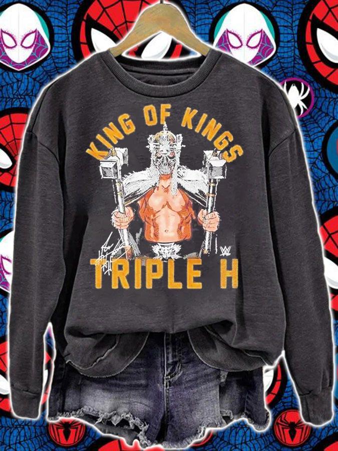 Triple H King Of Kings Retires Thank You T-Shirt t-shirt sweatshirt