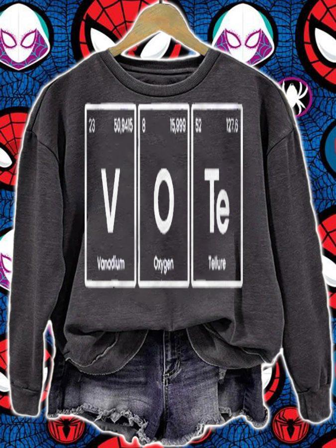 Vote (V-O-Te) Periodic Table Elements Shirt t-shirt sweatshirt