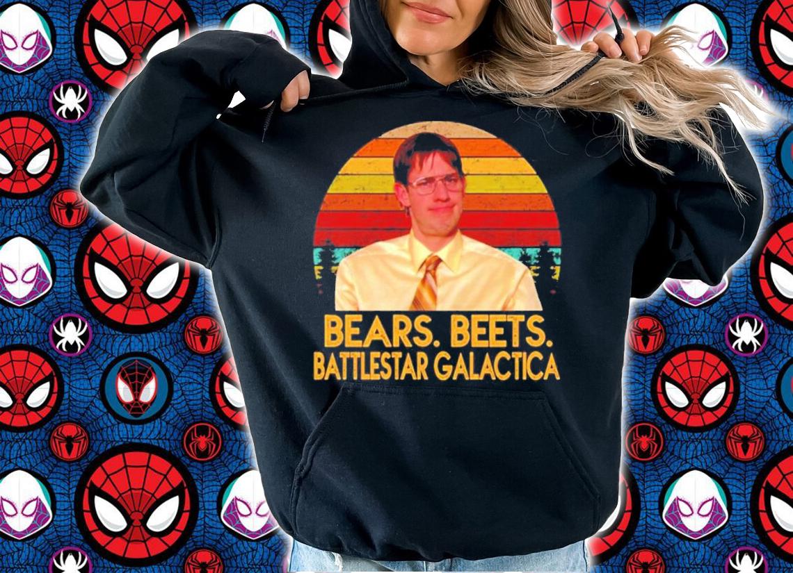 Jim Halpert Bears Beets Battlestar Galactica Vintage Shirt t-shirt