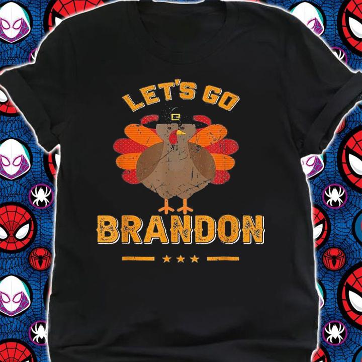 Let's Go Brandon Thanksgiving Turkey Anti Biden T-Shirt t-shirt