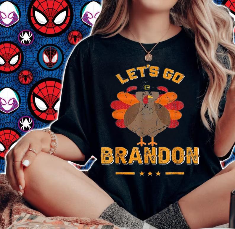 Let's Go Brandon Thanksgiving Turkey Anti Biden T-Shirt t-shirt