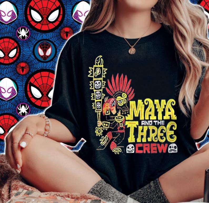 Maya and the Three crew T-shirt t-shirt woman shirt