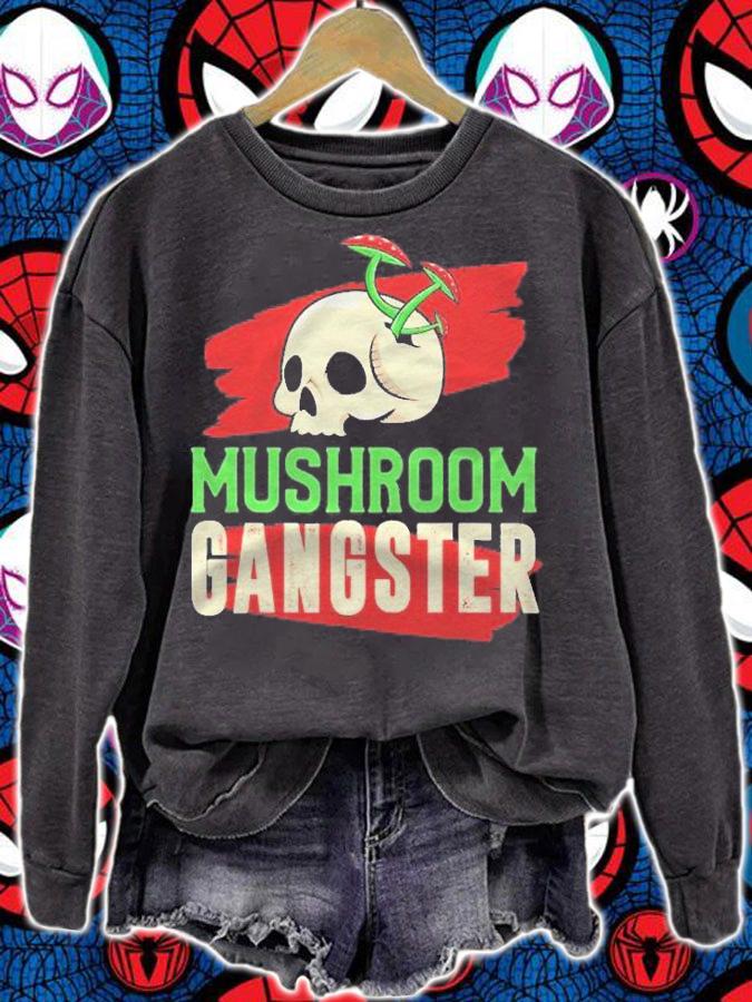 Mushroom Shirt Mushroom Gangster Mushroom Picker Fungi Shirt t-shirt