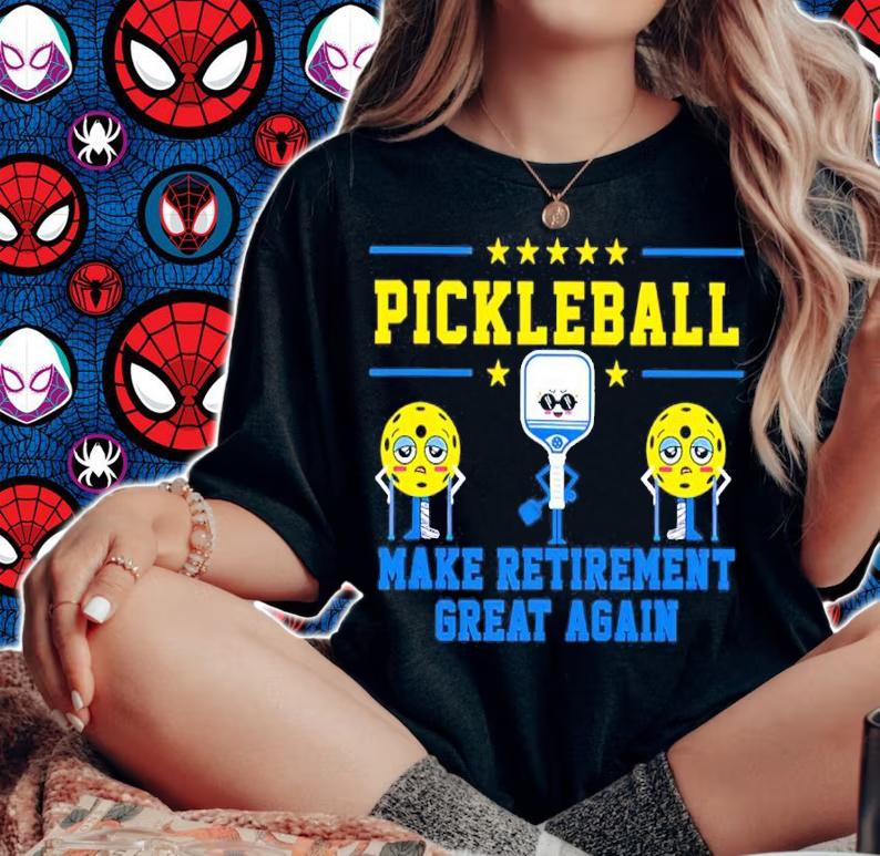 Pickleball Make Retirement Great Again Dad Grandpa Shirt t-shirt