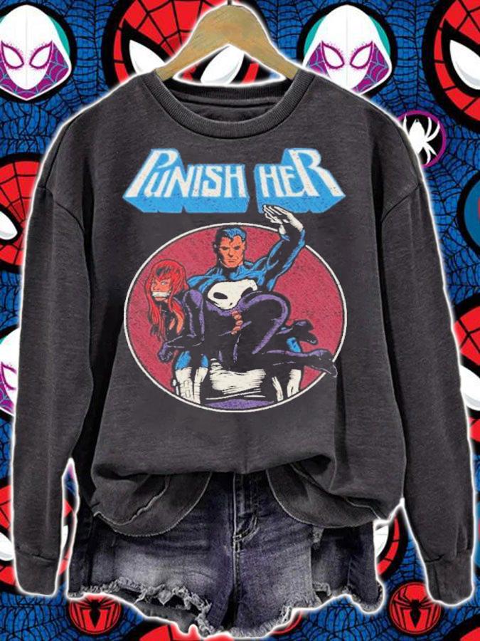 Superhero Punish Her Shirt t-shirt sweatshirt