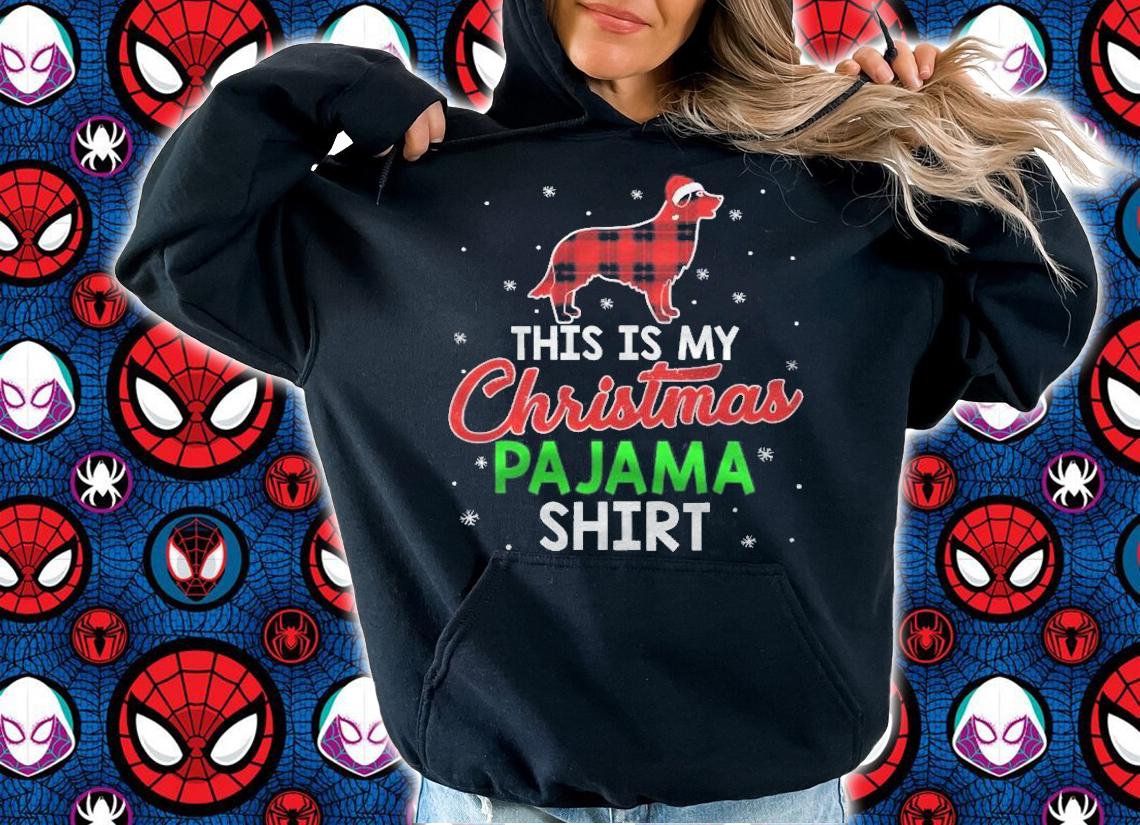 This Is My Christmas Pajama Shirt Golden Retriever Dog Gift shirt t-shirt hoodie