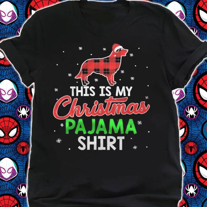 This Is My Christmas Pajama Shirt Golden Retriever Dog Gift shirt t-shirt shirt