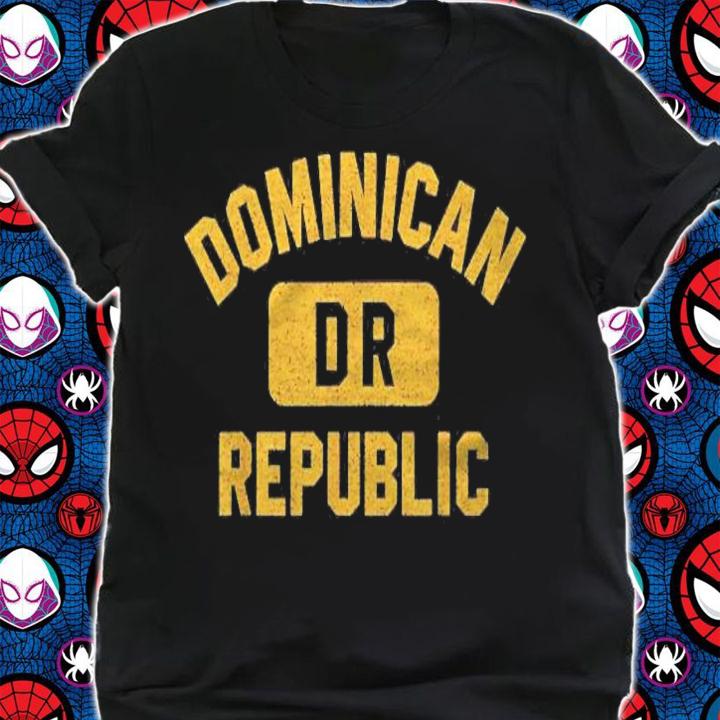 Dominican Republic Dr Distressed Amber Print T-shirt t-shirt