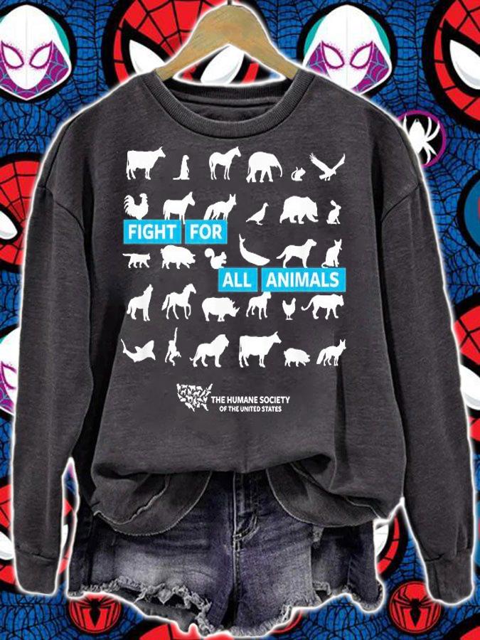 Fight For All Animals T-Shirt t-shirt sweatshirt