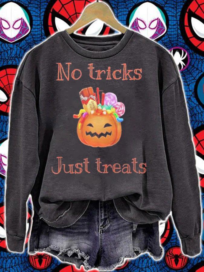 Halloween No Tricks, Just Treats Shirt t-shirt
