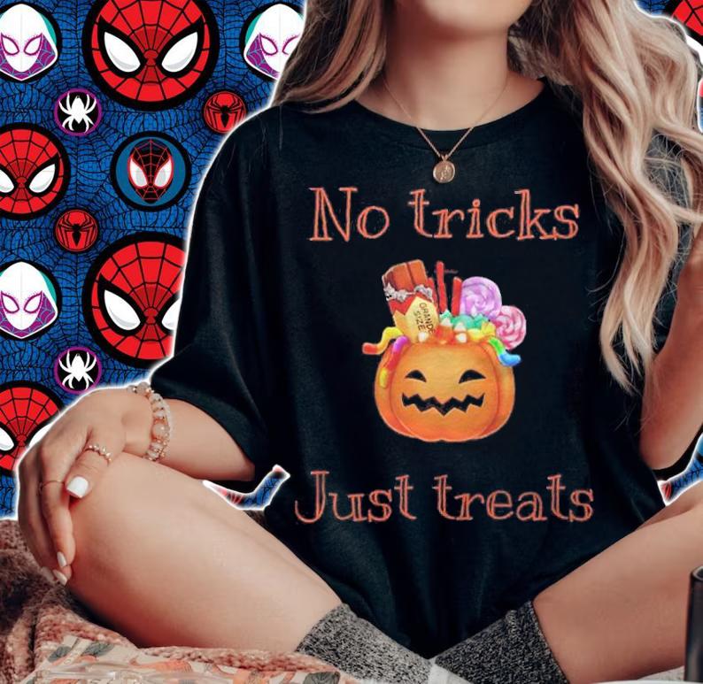 Halloween No Tricks, Just Treats Shirt t-shirt