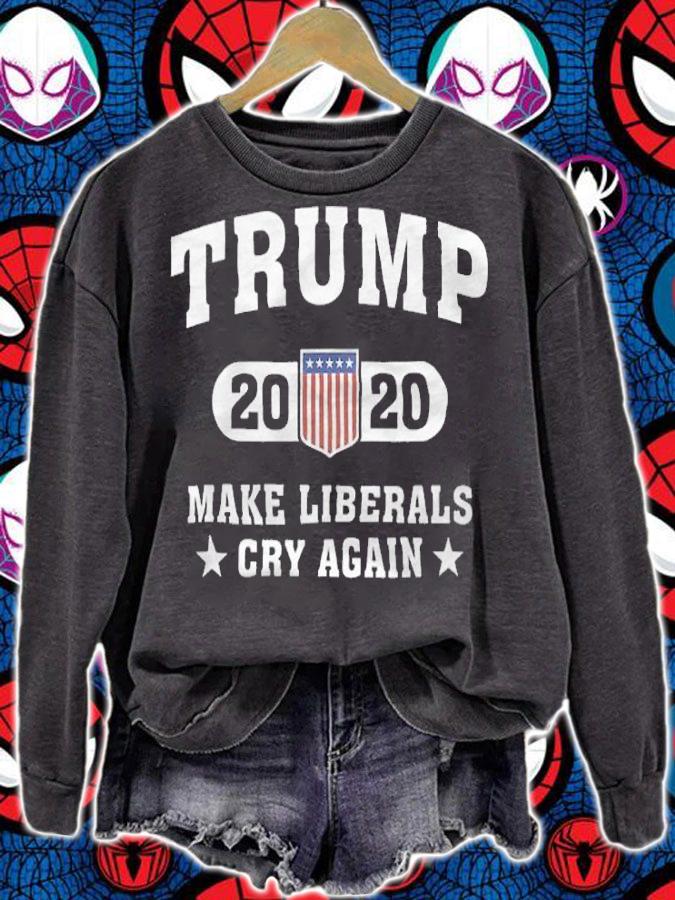 Premium trump 2020 Make Liberals Cry Again T-Shirt t-shirt sweatshirt