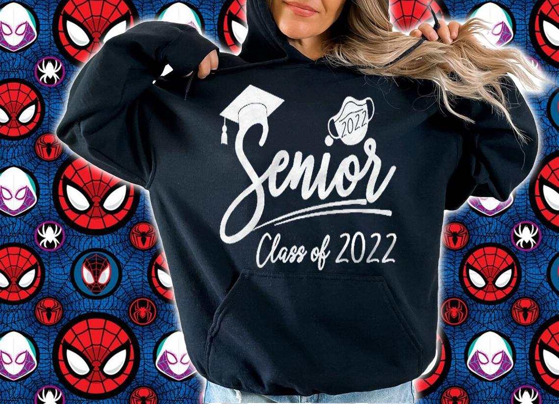 Senior 22  Class Of 2022 Graduate Graduation Grad Face Mask Shirt t-shirt hoodie