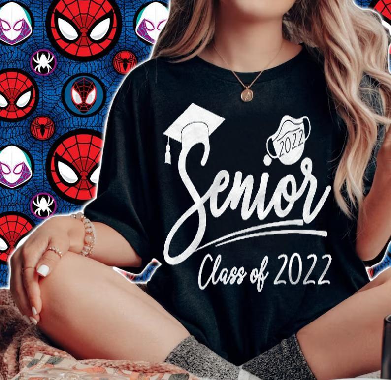 Senior 22  Class Of 2022 Graduate Graduation Grad Face Mask Shirt t-shirt woman shirt