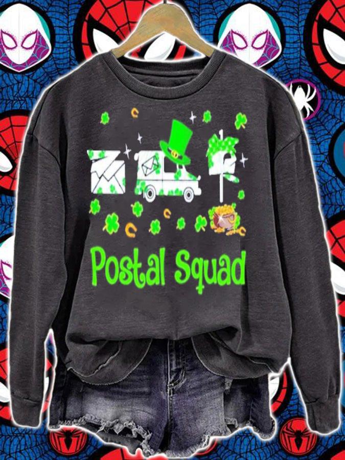 St Patrick's Day Postal Squad Shirt t-shirt sweatshirt