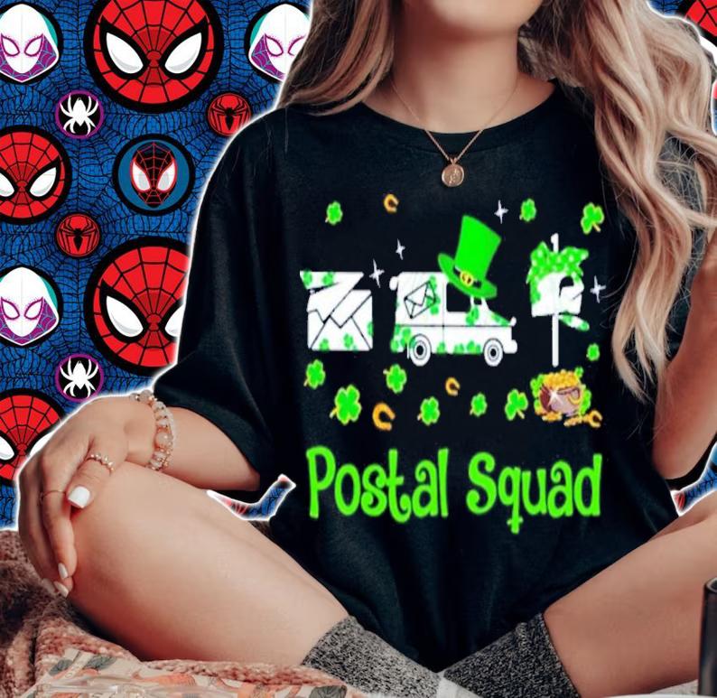 St Patrick's Day Postal Squad Shirt t-shirt woman shirt