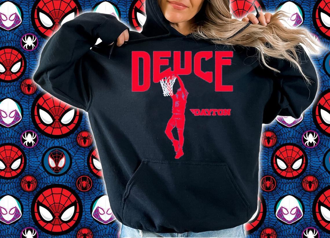 Dayton Basketball Daron Holmes II Deuce Shirt t-shirt hoodie