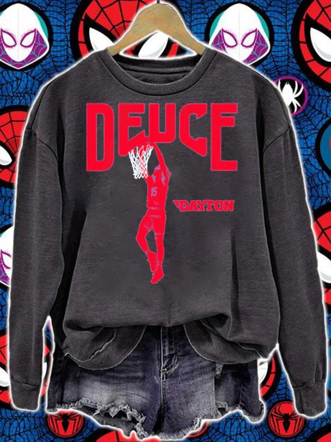 Dayton Basketball Daron Holmes II Deuce Shirt t-shirt sweatshirt