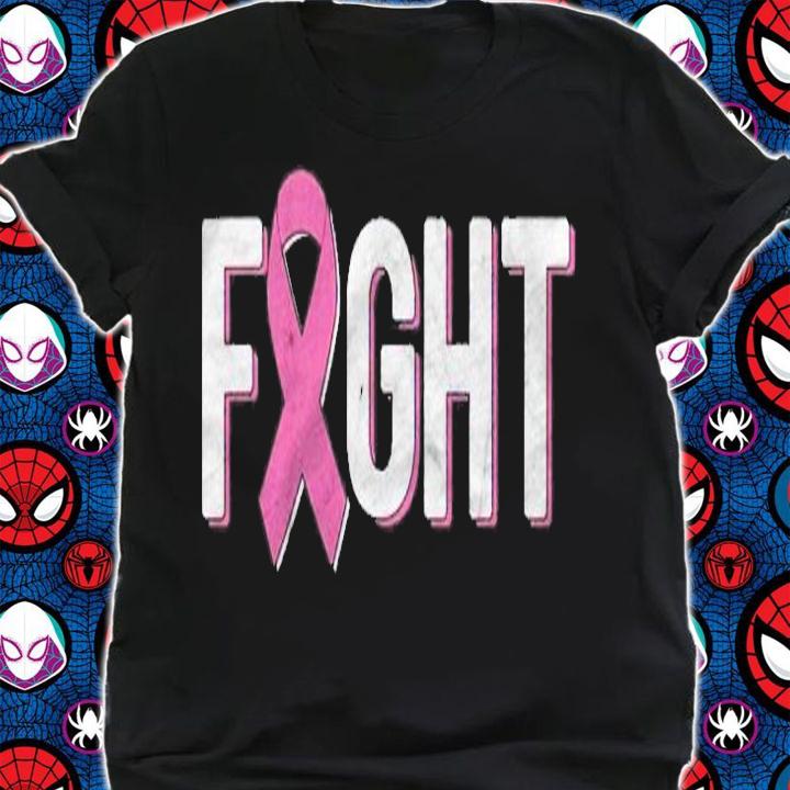 Fight Pink Breast Cancer Awareness Pink October Grunge Shirt t-shirt