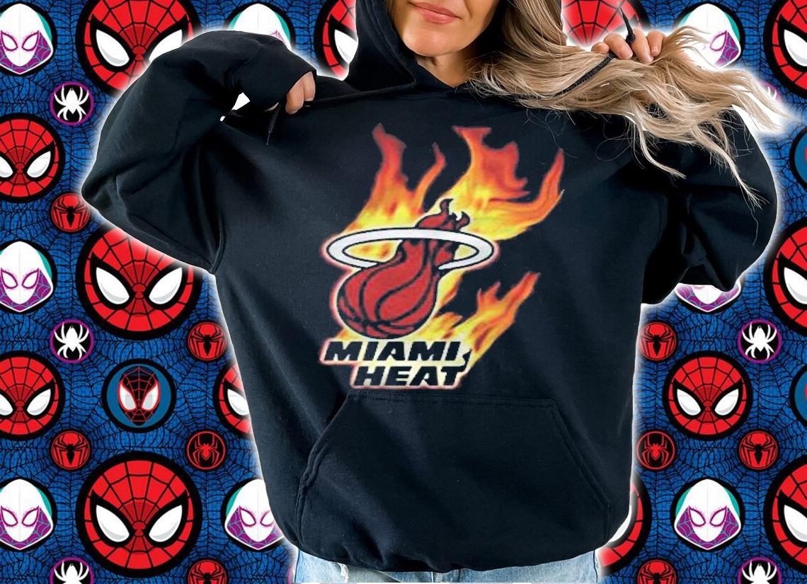 Miami Heat fire logo unisex t-shirt t-shirt hoodie