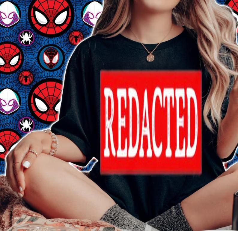 Redacted  Vintage Style  American War Film T-Shirt t-shirt woman shirt