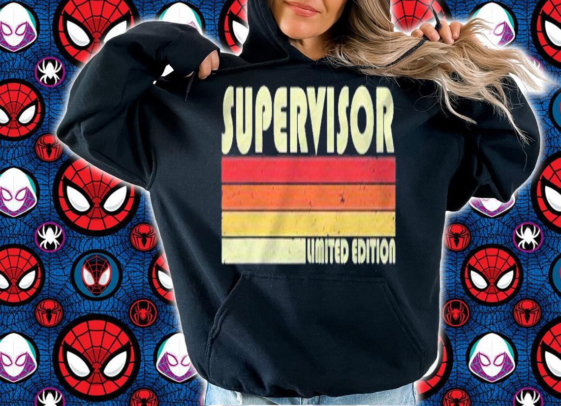 Supervisor Funny Job Title Profession Birthday Worker Idea T-shirt t-shirt