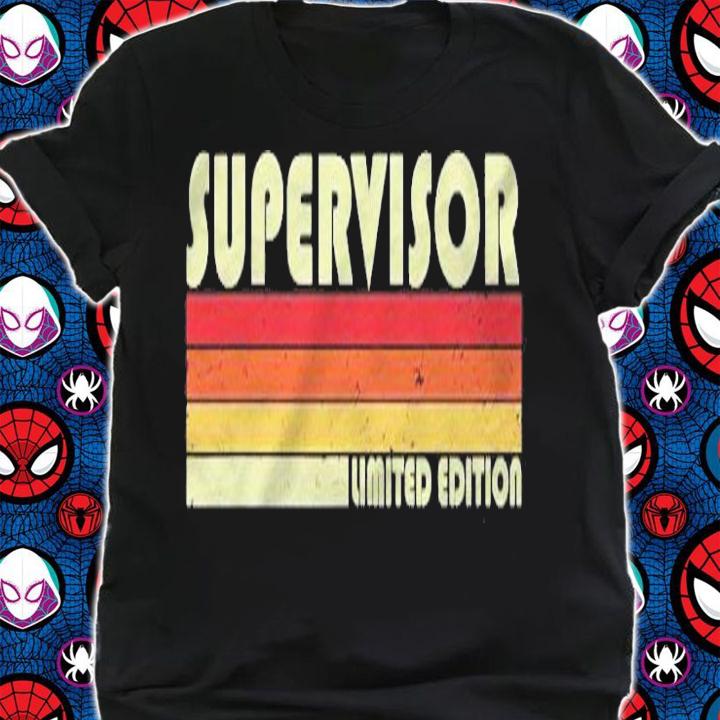Supervisor Funny Job Title Profession Birthday Worker Idea T-shirt t-shirt