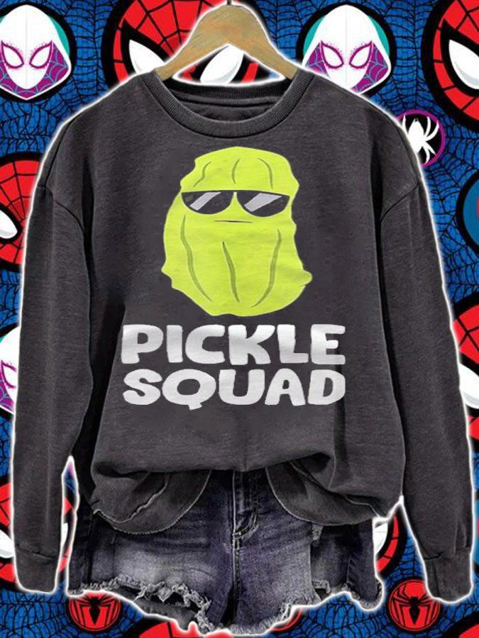 Dill Pickle Squad Pickles Food Team Pickles Shirt sweatshirt