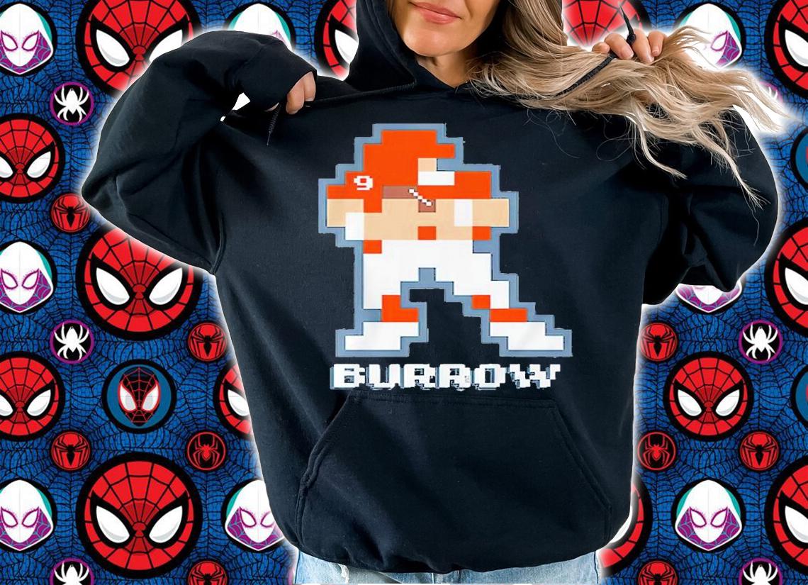 Joe Burrow 8-Bit Shirt hoodie