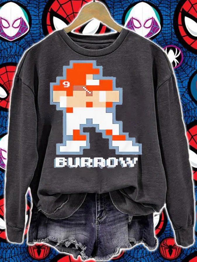 Joe Burrow 8-Bit Shirt sweatshirt